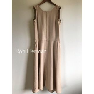 ロンハーマン(Ron Herman)の極美品⭐️Ron Herman ロングワンピース ベージュ(ロングワンピース/マキシワンピース)