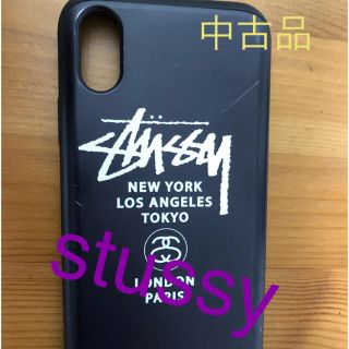 ステューシー(STUSSY)のstussy iPhone X ケース(iPhoneケース)