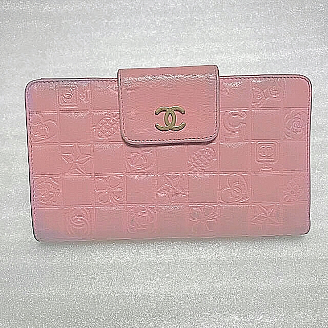 シャネル CHANEL 長財布 ココマーク カメリア - 財布