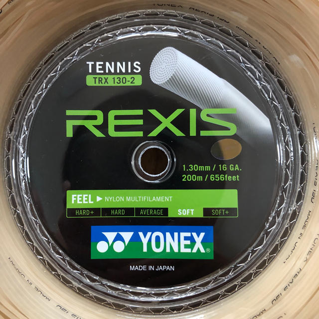 YONEX(ヨネックス)の【即決】ヨネックス REXIS 1.30mm 12m カット品 スポーツ/アウトドアのテニス(その他)の商品写真