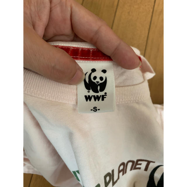 訳あり)WWF(自然保護団体)パンダデザイン 半袖Tシャツ メンズのトップス(Tシャツ/カットソー(半袖/袖なし))の商品写真