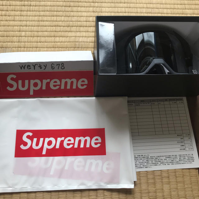 Supreme(シュプリーム)のSupreme Fox Racing VUE Goggles 自動車/バイクのバイク(装備/装具)の商品写真