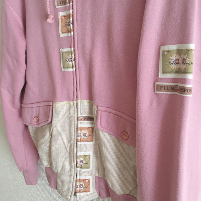 vintage♡pink house風パーカー