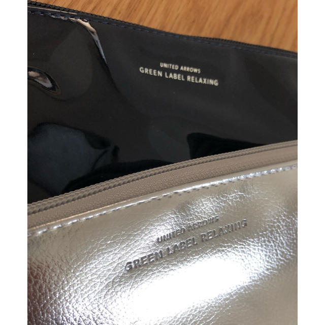 UNITED ARROWS green label relaxing(ユナイテッドアローズグリーンレーベルリラクシング)のいめ様専用【新品＊未使用】グリーンレーベルリラクシング ポーチ 2個セット レディースのファッション小物(ポーチ)の商品写真