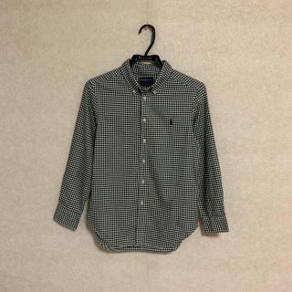 ラルフローレン(Ralph Lauren)のRalph Lauren  kid's グリーンギンガムチェックシャツ(シャツ/ブラウス(長袖/七分))