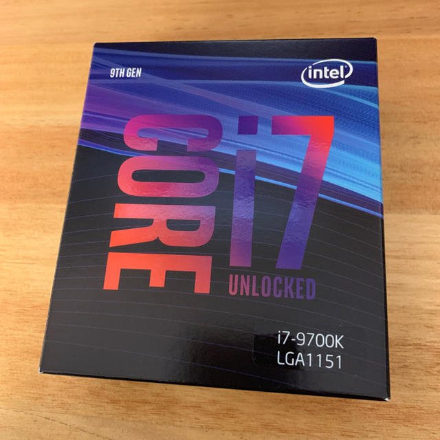 スマホ/家電/カメラ美品 Intel Core i7 9700K