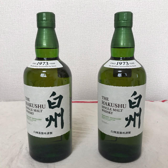 サントリー(サントリー)のサントリー 白州 700ml  2本セット 食品/飲料/酒の酒(ウイスキー)の商品写真