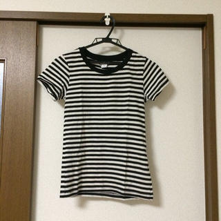 モンキ(Monki)のお取り置き中MONKI ボーダーTシャツ(Tシャツ(半袖/袖なし))