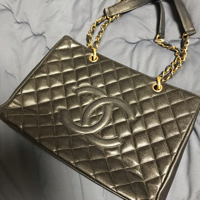 本日のみ値下げ!CHANEL キャビアスキン - トートバッグ