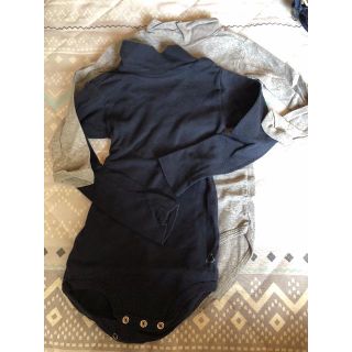 プチバトー(PETIT BATEAU)のPetit Bateau 36M (95cm)  タートルネックボディ2点セット(Tシャツ/カットソー)