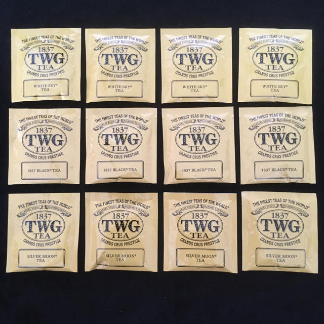 TWG コットン ティーパック 12袋 3種 食品/飲料/酒の飲料(茶)の商品写真