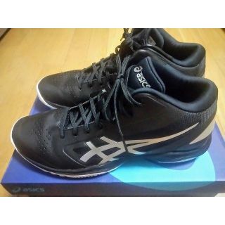 アシックス(asics)の美品 asics GELHOOP V10 27.0cm ブラック/シルバー(バスケットボール)