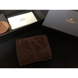 ウエアハウス(WAREHOUSE)のワイルドスワンズ エレファント PALM(パーム) チョコ×キャメル(折り財布)