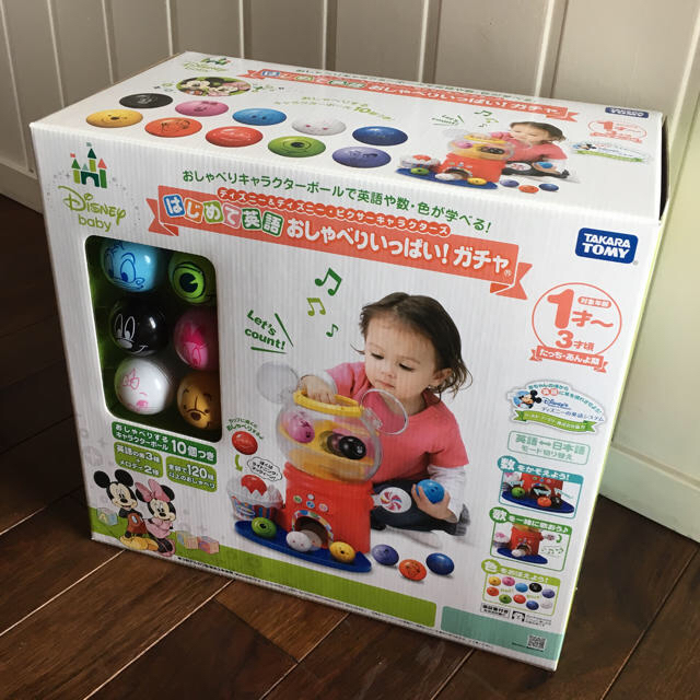 Takara Tomy(タカラトミー)のディズニー はじめて英語 おしゃべりいっぱい！ガチャ  キッズ/ベビー/マタニティのおもちゃ(知育玩具)の商品写真