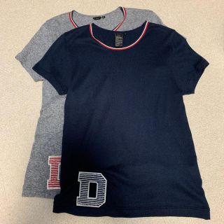 ダブルスタンダードクロージング(DOUBLE STANDARD CLOTHING)のダブルスタンダード ニットTシャツ 2枚セット 値下げ不可(Tシャツ/カットソー(半袖/袖なし))