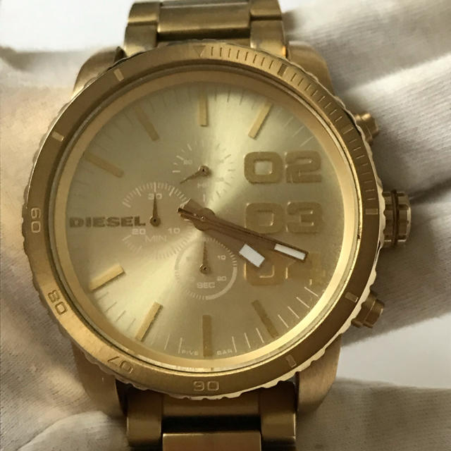 DIESEL ディーゼル 腕時計 dz-4268 メンズ クロノグラフ ゴールド