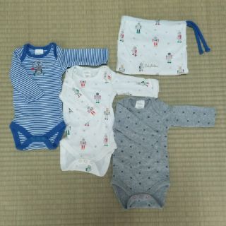 ボーデン(Boden)の【未使用】BabyBoden 新生児下着3枚セット(肌着/下着)