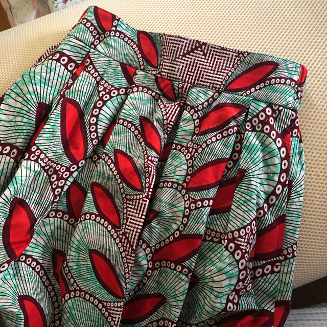 新品♡アフリカンバティックスカート［ハンドメイド］ レディースのスカート(ロングスカート)の商品写真