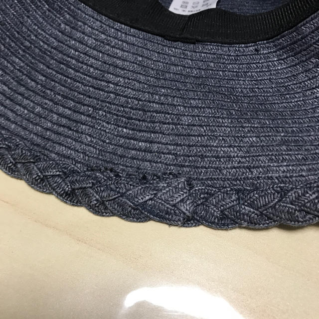 ☆ ベーパー 帽子❣️ネイビー❣️57.5センチ レディースの帽子(麦わら帽子/ストローハット)の商品写真