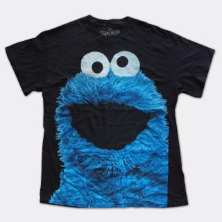 セサミストリート(SESAME STREET)のクッキーモンスター Tシャツ　Lサイズ　セサミストリート オフィシャルTシャツ(Tシャツ/カットソー(半袖/袖なし))