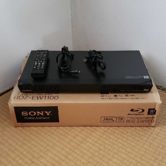 SONY BDレコーダー BDZ-EW1100 1TB W録