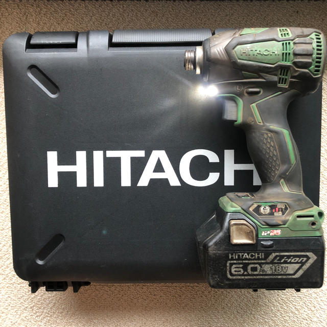 日立インパクトドライバー18V WH18DDL2 6.0Ahフルセットおまけ付き