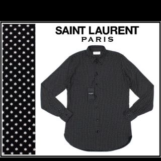 サンローラン(Saint Laurent)のSAINT LAURENT PARIS サンローラン39 スター ドット シャツ(シャツ)