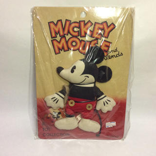 ディズニー(Disney)の レトロ トイ コレクション ミッキーマウス ぬいぐるみ flat doll(ぬいぐるみ)