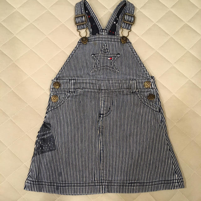 TOMMY HILFIGER(トミーヒルフィガー)のトミー ジャンスカ キッズ/ベビー/マタニティのキッズ服女の子用(90cm~)(ワンピース)の商品写真