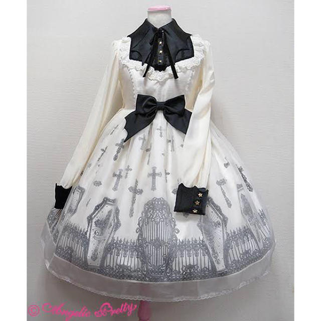 Angelic Pretty(アンジェリックプリティー)の[値下げ]Angelic Pretty Horror Garden ワンピース レディースのワンピース(ひざ丈ワンピース)の商品写真