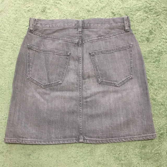MUJI (無印良品)(ムジルシリョウヒン)の未使用 無印良品 オーガニックコットン デニムスカート MUJI レディースのスカート(ミニスカート)の商品写真