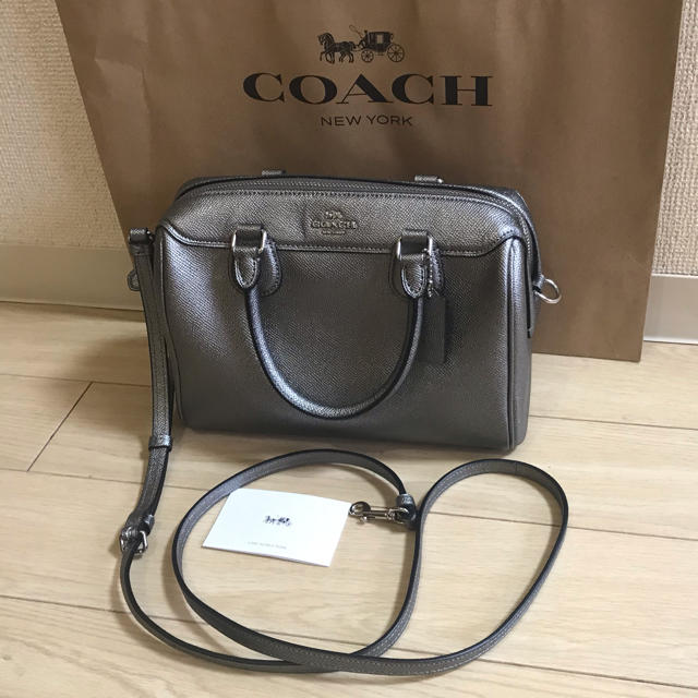 COACH(コーチ)の新品‼️ コーチ ミニボストン ショルダー 2Wayバック レディースのバッグ(ハンドバッグ)の商品写真