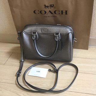 コーチ(COACH)の新品‼️ コーチ ミニボストン ショルダー 2Wayバック(ハンドバッグ)