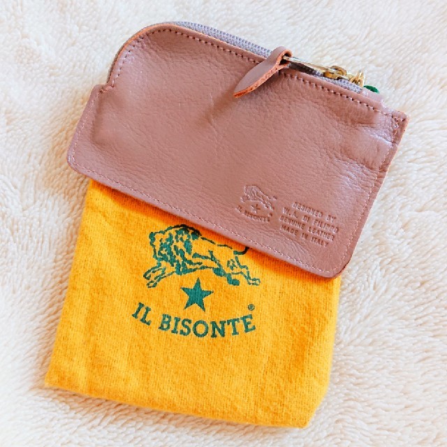 IL BISONTE(イルビゾンテ)のイルビゾンテのグレーが上品なリング付きキーケースです✨保存袋付きの新品です✨ レディースのファッション小物(キーケース)の商品写真