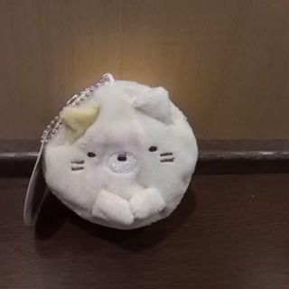 サンエックス(サンエックス)のすみっコぐらし  ポールチェーン付き マカロンポーチ ねこ(キャラクターグッズ)