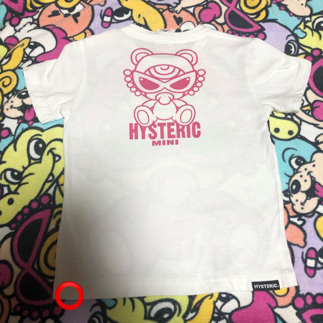 HYSTERIC MINI(ヒステリックミニ)のテディ 半袖 キッズ/ベビー/マタニティのキッズ服女の子用(90cm~)(Tシャツ/カットソー)の商品写真