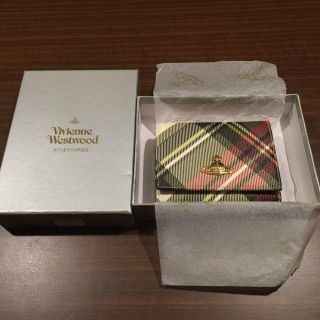 ヴィヴィアンウエストウッド(Vivienne Westwood)のヴィヴィアン三つ折り財布チェック柄E(財布)