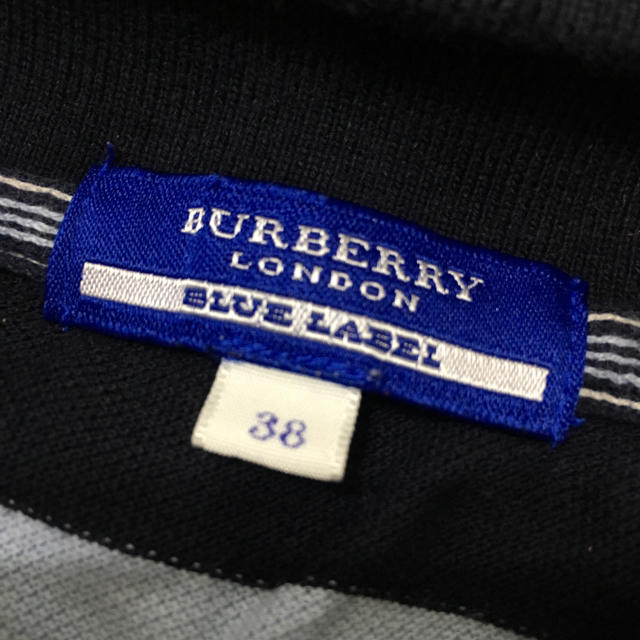 BURBERRY BLUE LABEL(バーバリーブルーレーベル)のburberryバーバリーブルーレーベル❤︎レディボーダートップス レディースのトップス(ポロシャツ)の商品写真