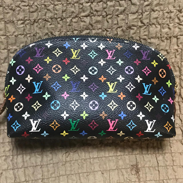 レディースLOUIS VUITTON マルチカラー 化粧ポーチ