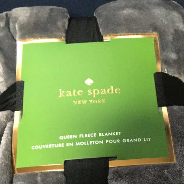 kate spade new york(ケイトスペードニューヨーク)のケイトスペード クイーンサイズ ブランケット インテリア/住まい/日用品の寝具(毛布)の商品写真