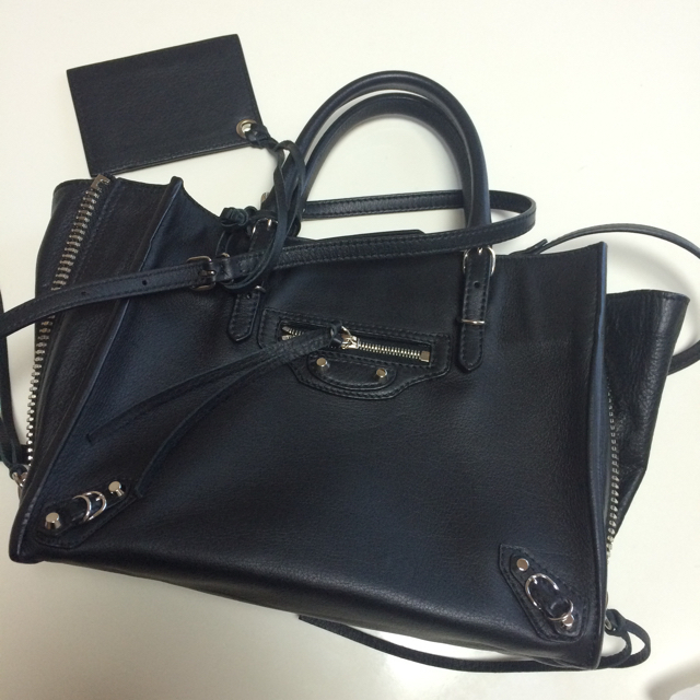 【期間限定!最安値挑戦】 Balenciaga - バレンシアガペーパージップアラウンド ハンドバッグ