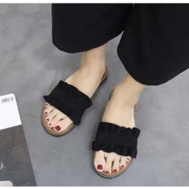破格 在庫分のみ❗️インスタやSNSで大人気サンダル   37/23cm レディースの靴/シューズ(サンダル)の商品写真