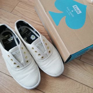 ケイトスペードニューヨーク(kate spade new york)のkate spade×keds スニーカー 白 23～23.5cm 36 6M(スニーカー)