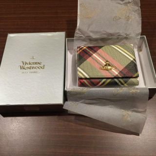 ヴィヴィアンウエストウッド(Vivienne Westwood)のヴィヴィアン三つ折り財布チェック柄L(財布)