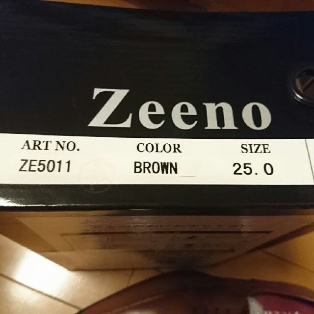 Zeeno メンズ革靴 25cm メンズの靴/シューズ(ドレス/ビジネス)の商品写真