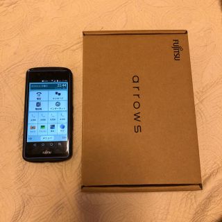 アロー(ARROW)の美品 富士通 arrows M04 SIMフリースマホ(スマートフォン本体)