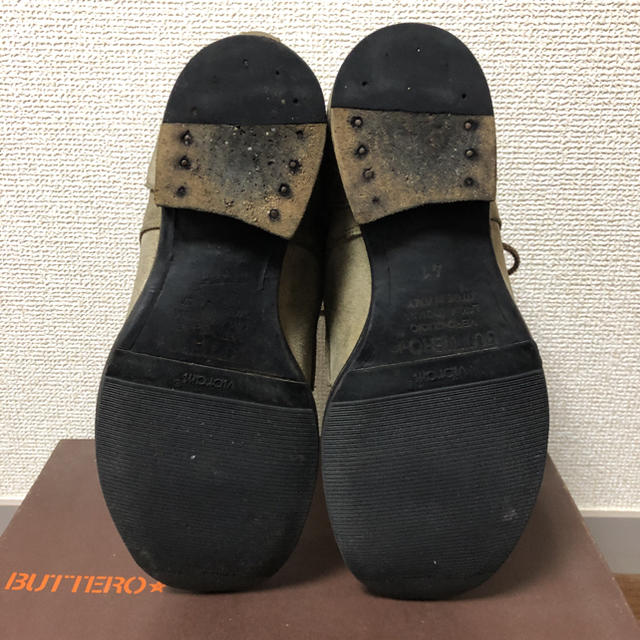 BUTTERO(ブッテロ)のBUTTERO ブッテロ スウェードレザーレースアップブーツ メンズの靴/シューズ(ブーツ)の商品写真