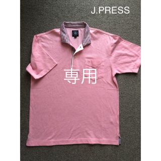 ジェイプレス(J.PRESS)のJ.PRESS／半袖ポロシャツ（Ｍ）／ピンク(ポロシャツ)