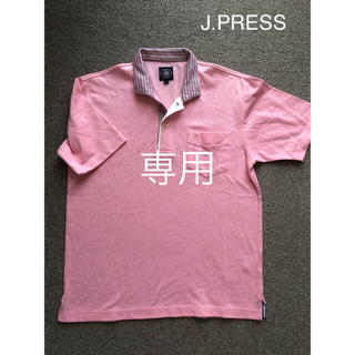 ジェイプレス(J.PRESS)のJ.PRESS／半袖ポロシャツ（Ｍ）／ピンク(ポロシャツ)