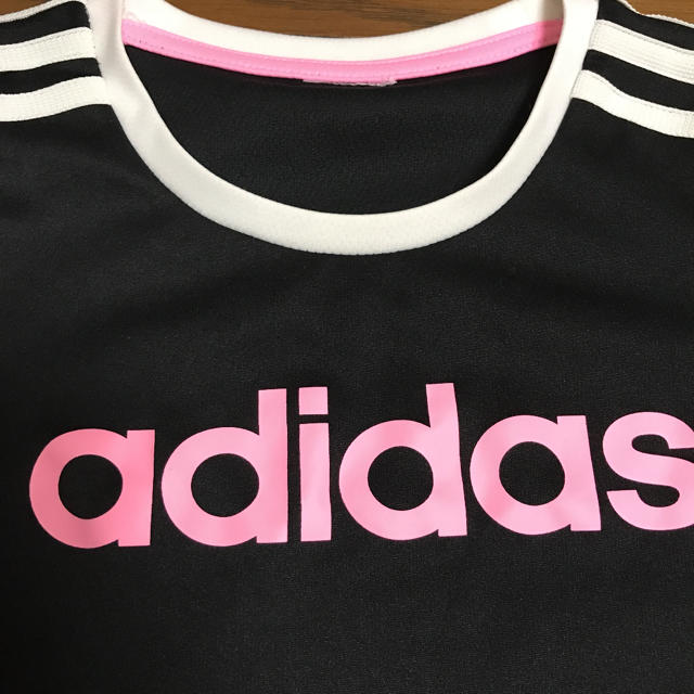 adidas(アディダス)のアディダス Tシャツ 120 キッズ/ベビー/マタニティのキッズ服女の子用(90cm~)(Tシャツ/カットソー)の商品写真